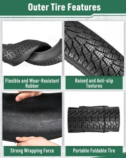 Foto 4 | Foto 4 | Neumático Fat Bike Fitense 20x4 Pulgadas Con Cámara Plegable Para Bicicleta Eléctrica - Venta Internacional.