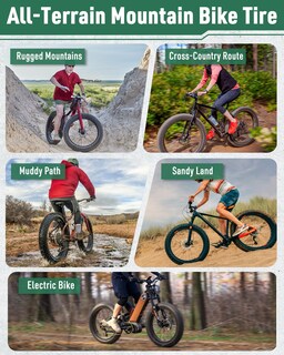 Foto 7 | Foto 7 | Neumático Fat Bike Fitense 20x4 Pulgadas Con Cámara Plegable Para Bicicleta Eléctrica - Venta Internacional.