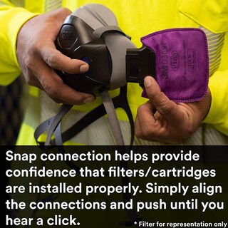 Foto 5 | Foto 5 | Cartucho/filtro Para Respirador 3m P100 Secure Click D80926 1 Par - Venta Internacional.