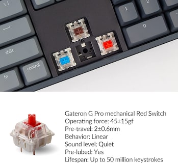 Foto 3 | Foto 3 | Teclado Keychron K10 Rgb Tamaño Completo Hot-swappable K Pro Red - Venta Internacional.