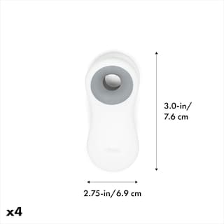 Foto 2 | Foto 2 | Pinzas Magnéticas Multiusos Oxo Good Grips Color Blanco (paquete De 4) - Venta Internacional.