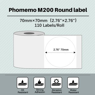 Foto 4 | Foto 4 | Etiquetas Térmicas Adhesivas Phomemo M220/m250/m221/m260 110/rollo - Venta Internacional.