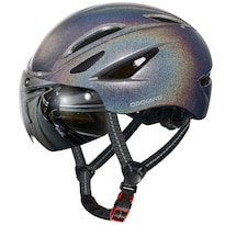 Casco Para Bicicleta Odoland Brillo Galaxia Con Visera Solar Magnética - Venta Internacional.