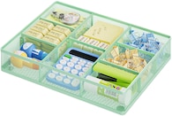 Organizador De Cajones Para Escritorio Marbrasse De Malla Metálica Con 5 Compartimentos - Venta Internacional.