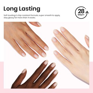 Foto 7 | Foto 7 | Set De Esmaltes De Gel Beetles Blanco Lechoso: Top Coat Y Base Coat 15ml - Venta Internacional.