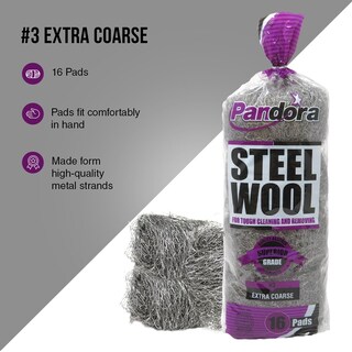 Foto 3 | Foto 3 | Almohadillas De Lana De Acero Pandora #3 Extra Gruesas De Grado 16 - Venta Internacional.