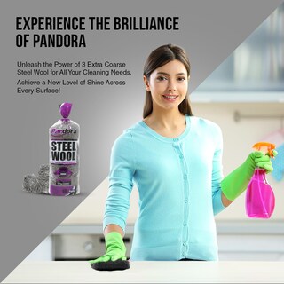 Foto 4 | Foto 4 | Almohadillas De Lana De Acero Pandora #3 Extra Gruesas De Grado 16 - Venta Internacional.