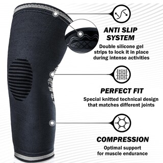 Foto 2 | Foto 2 | Manga De Compresión Para Rodilla Powerlix Para Dolor De Rodilla (par) - Venta Internacional.