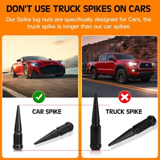 Foto 4 | Foto 4 | Tuercas De Rueda Con Punta Dynofit M12x1.5 De 85 Mm De Alto 20 Piezas Negras - Venta Internacional.