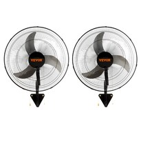 Ventilador De Pared Vevor 20'' Paquete De 2 Oscilante Con 3 Velocidades - Venta Internacional.