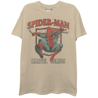Foto 1 | Foto 1 | Remera Marvel Spider-man Balanceándose En Arena Para Hombre - Venta Internacional.