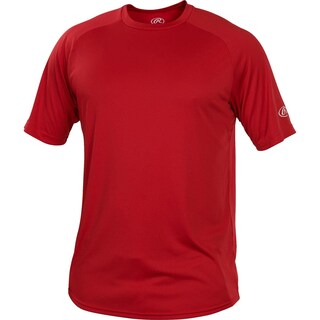 Foto 1 | Foto 1 | Camiseta Rawlings Para Hombre Con Cuello Redondo Y Manga Corta Tecnológica En Rojo Escarlata - Venta Internacional.