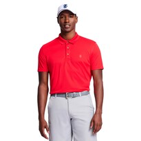 Camiseta Polo Izod Performance Golf Grid Para Hombre Rojo Polish M - Venta Internacional.