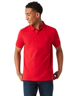 Foto 1 | Foto 1 | Camiseta Tipo Polo Dkny De Algodón Suave Para Hombres Ajuste Moderno Color Rojo - Venta Internacional.