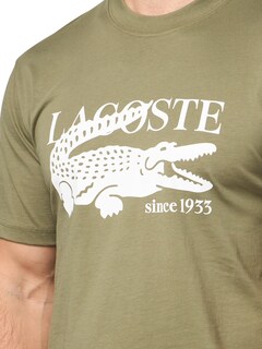 Foto 3 | Foto 3 | Remera Lacoste Para Hombre Con Cuello Redondo Y Manga Corta Ajuste Clásico - Venta Internacional.