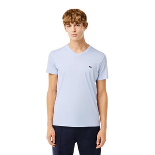 Foto 5 | Foto 5 | Camiseta Lacoste Para Hombre De Manga Corta Con Cuello En V De Algodón Pima Azul Phoenix - Venta Internacional.