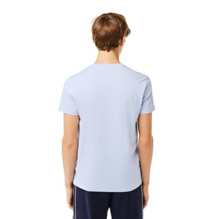 Foto 6 | Foto 6 | Camiseta Lacoste Para Hombre De Manga Corta Con Cuello En V De Algodón Pima Azul Phoenix - Venta Internacional.
