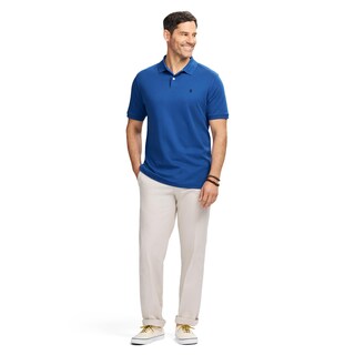 Foto 3 | Foto 3 | Camiseta Polo Izod De Manga Corta Interlock Para Hombre En Azul Verdadero - Venta Internacional.