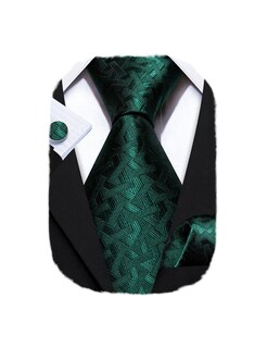 Foto 5 | Foto 5 | Conjunto De Corbata Barry.wang Clásica De Seda Para Hombre Bodas Y Negocios - Venta Internacional.