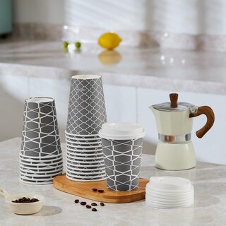 Foto 6 | Foto 6 | Juego De 100 Tazas De Café Desechables Jolly Party De 16 Onzas Con Tapas - Venta Internacional.