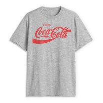 Remera Coca-cola Ochos Para Hombre Color Gris Talle L - Venta Internacional.
