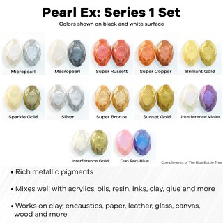 Foto 2 | Foto 2 | Conjunto De Pigmentos Jacquard Pearl Ex Serie 12 Colores 3g Para Epoxi - Venta Internacional.