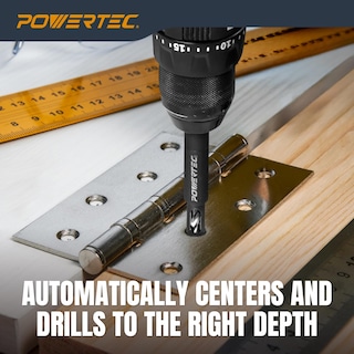 Foto 6 | Foto 6 | Broca Para Clavijas Powertec Autocentrante De Titanio 1/4'' Para Estantes - Venta Internacional.