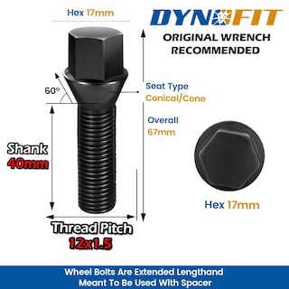 Foto 2 | Foto 2 | Pernos De Rueda Dynofit M12x1.5 Et 40mm Para B-mw E82 E88 - Venta Internacional.