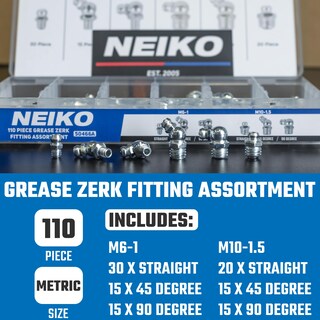 Foto 2 | Foto 2 | Surtido De Engrase Neiko 50466a 110 Piezas Métricas - Venta Internacional.