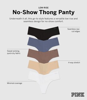 Foto 4 | Foto 4 | Calzón Tanga Victoria's Secret Pink Sin Líneas Color Rosa Claro Talla Xs - Venta Internacional.