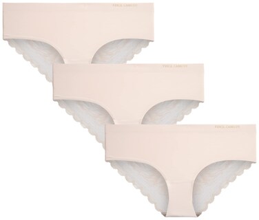 Foto 6 | Foto 6 | Calzones Hipster Para Mujer Vince Camuto Paquete De 3 Talla M - Venta Internacional.