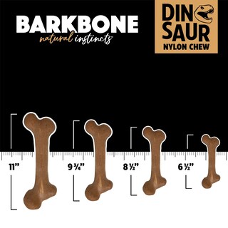 Foto 5 | Foto 5 | Hueso De Perro De Nailon Para Mascotas Corteza De Dinosaurio Qwerks Para Masticadores Agresivos - Venta Internacional.