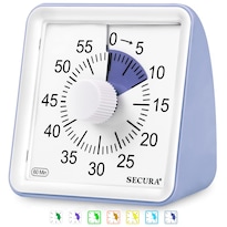 Visual Timer Secura Con Cuenta Regresiva De 60 Minutos Para El Aula Color Morado - Venta Internacional.
