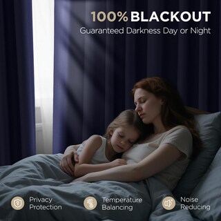 Foto 3 | Foto 3 | Cortinas Blackout Joydeco De Lino Térmicas 100% Opacas 180x183 Cm - Venta Internacional.