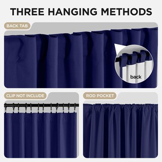 Foto 5 | Foto 5 | Cortinas Blackout Joydeco De Lino Térmicas 100% Opacas 180x183 Cm - Venta Internacional.