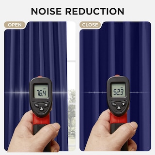 Foto 7 | Foto 7 | Cortinas Blackout Joydeco De Lino Térmicas 100% Opacas 180x183 Cm - Venta Internacional.