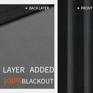 Foto 3 | Foto 3 | Cortinas Divisorias Opacas Joydeco Negras 178x229 Cm 1 Panel - Venta Internacional.