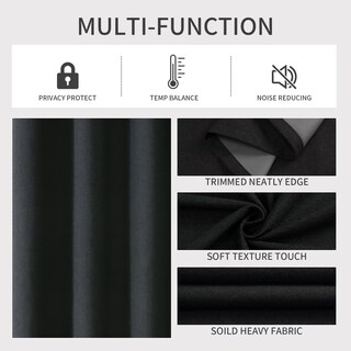 Foto 4 | Foto 4 | Cortinas Divisorias Opacas Joydeco Negras 178x229 Cm 1 Panel - Venta Internacional.