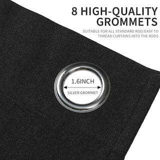 Foto 5 | Foto 5 | Cortinas Divisorias Opacas Joydeco Negras 178x229 Cm 1 Panel - Venta Internacional.