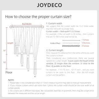 Foto 7 | Foto 7 | Cortinas Opacas Joydeco De Lino Natural 132 X 305 Cm Color Beige - Venta Internacional.