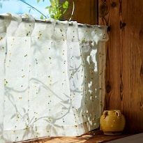 Cortinas De Cocina Jinchan Semitranslúcidas Sunlit Grove 60 Cm 2 Paneles - Venta Internacional.