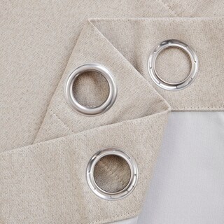 Foto 2 | Foto 2 | Cortina Jinchan Opaca Beige Grisáceo 275x183 Cm Para Dormitorio - Venta Internacional.