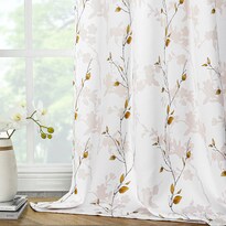 Cortinas Joydeco Floral De 213 Cm De Largo Para Dormitorio 2 Paneles Oscurecimiento 80% - Venta Internacional.