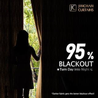 Foto 4 | Foto 4 | Cortinas Jinchan Blackout Bohemias Con Fases Lunares 275x270 Cm Amarillo - Venta Internacional.