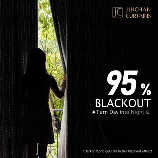 Foto 3 | Foto 3 | Cortinas Jinchan Blackout 160x160 Cm Fases De La Luna Para Dormitorio X2 - Venta Internacional.