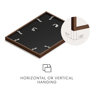 Foto 2 | Foto 2 | Marco Para Fotos Haus And Hues 5x7 Con Vidrio Real Nogal Roble - Venta Internacional.