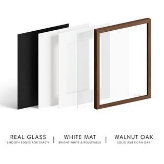 Foto 3 | Foto 3 | Marco Para Fotos Haus And Hues 5x7 Con Vidrio Real Nogal Roble - Venta Internacional.