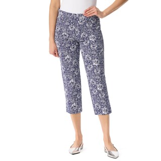 Foto 1 | Foto 1 | Pantalones Capri Gloria Vanderbilt Efecto Moldeador De Cintura Alta - Venta Internacional.
