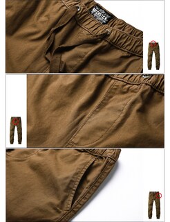 Foto 4 | Foto 4 | Pantalón Jogger Chino Holgado Con Lavado Para Hombre Khaki Talla 34 - Venta Internacional.