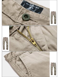 Foto 5 | Foto 5 | Pantalones Casual Ajustados Y Cónicos Con Frente Plano Para Hombre 34 - Venta Internacional.